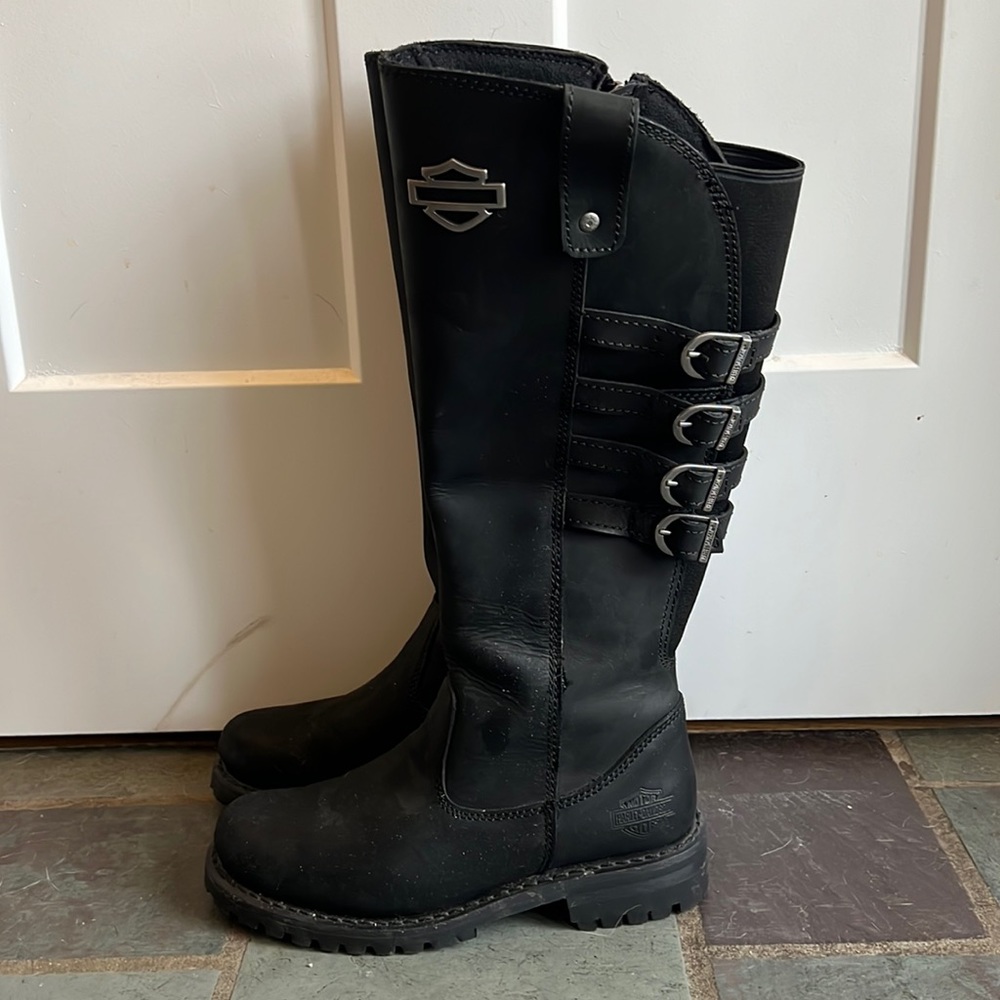 Women’s size 7 1/2 leather Harley Davidson boots